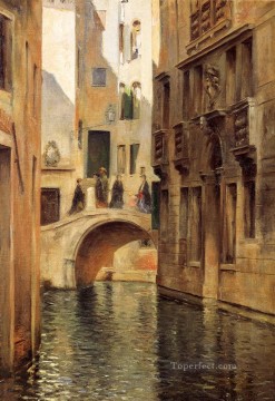  julius canvas - Venetian Canal women Julius LeBlanc Stewart